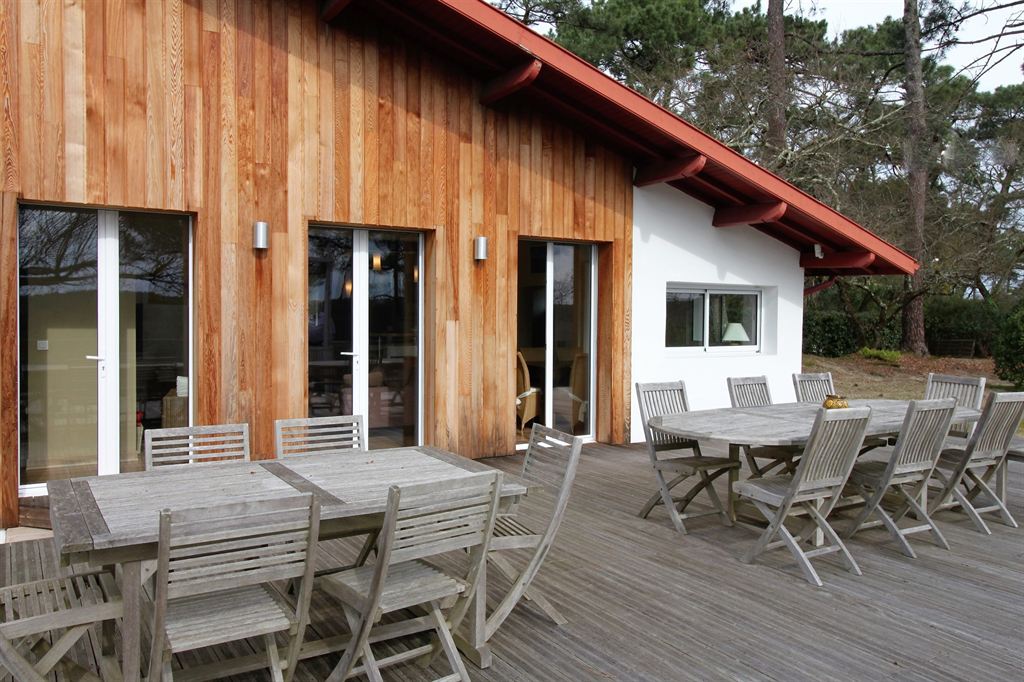 recherche villa bardage bois pyla