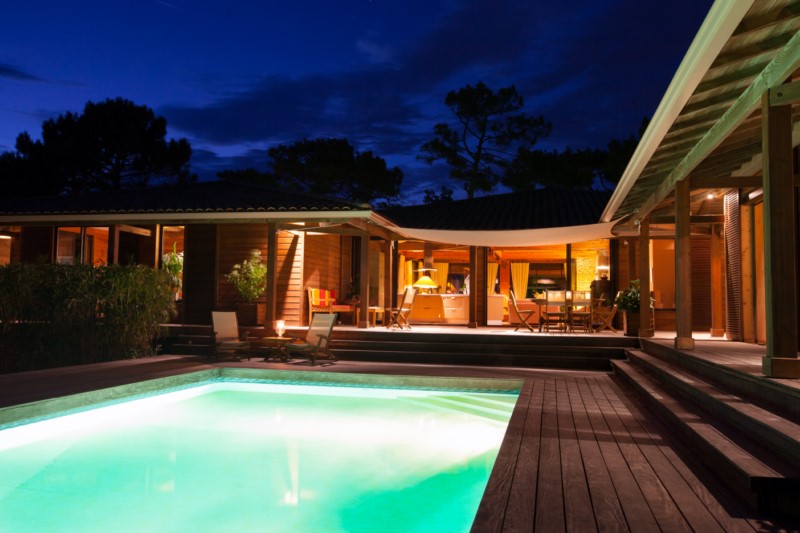 villas de prestige en bois à la vente avec piscine Pyla sur Mer