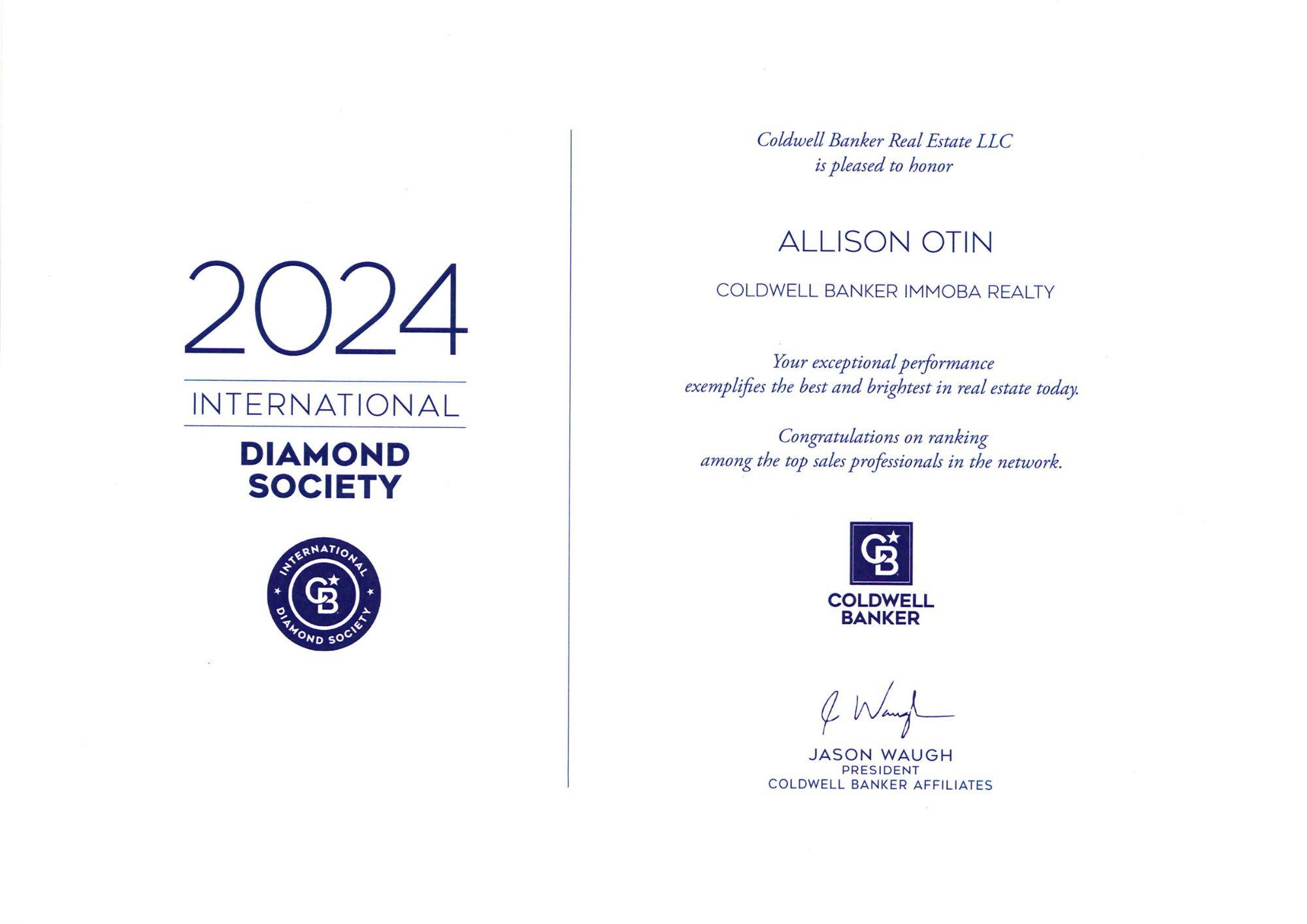 Awards Coldwell Banker 2024