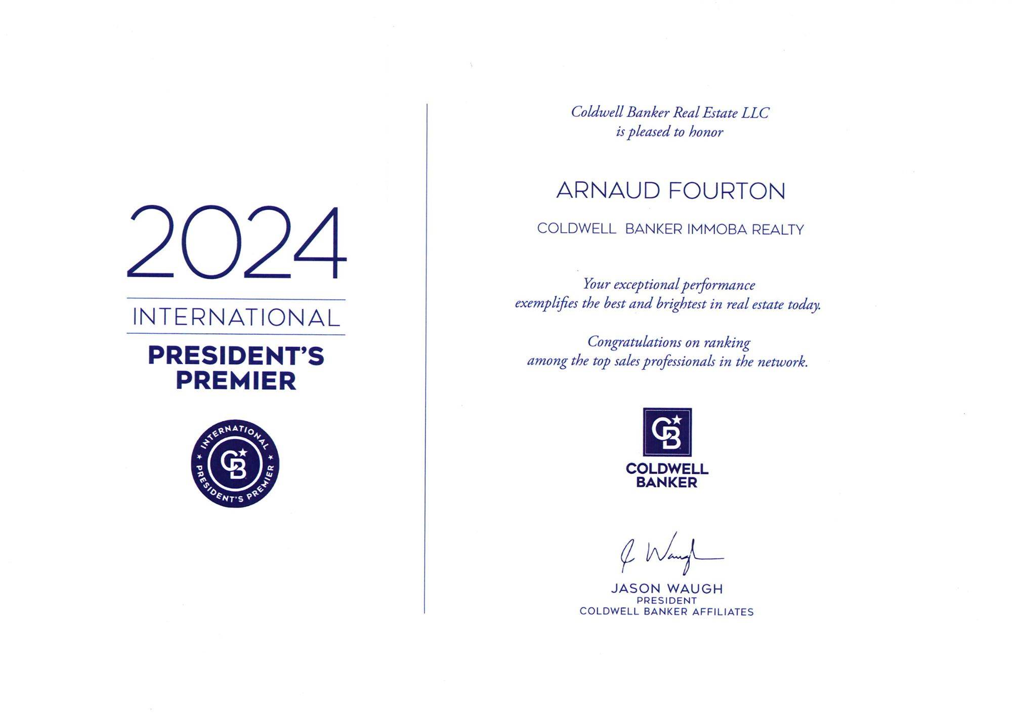 Awards Coldwell Banker 2024