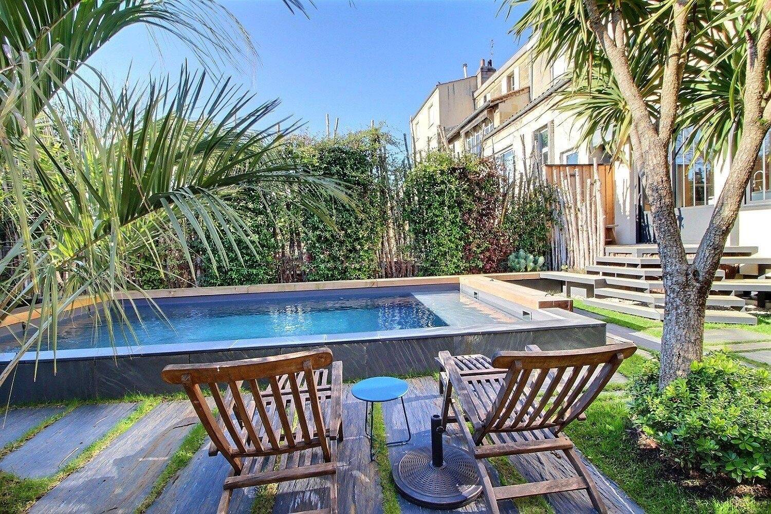 Hôtel particulier avec piscine à vendre Bordeaux Saint Bruno