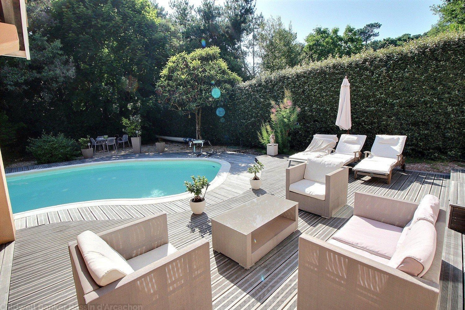 Achat maison familiale 5 chambres avec piscine pyla sur mer