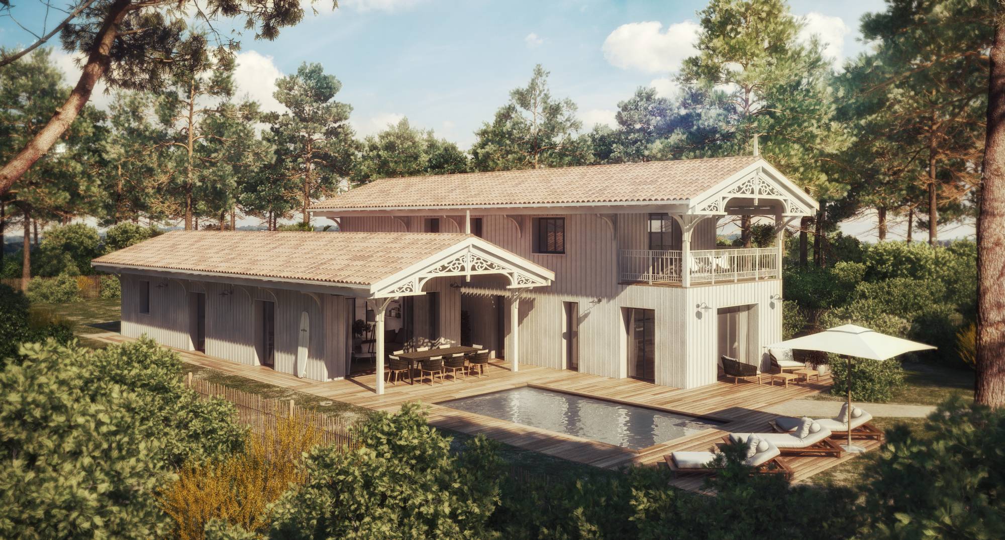 Vente projet magnifique maison neuve PYLA SUR MER