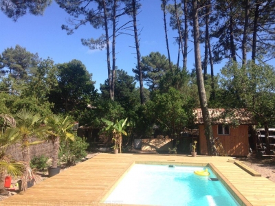 Villa en bois avec piscine à vendre au Cap Ferret