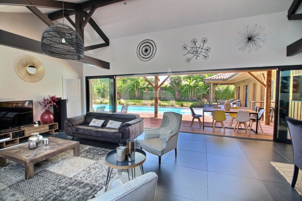 Achat superbe villa bois typique du bassin avec piscine GUJAN MESTRAS