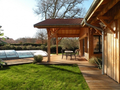 Villa neuve à ossature bois 4 chambres piscine à vendre BASSIN D'ARCACHON ANDERNOS
