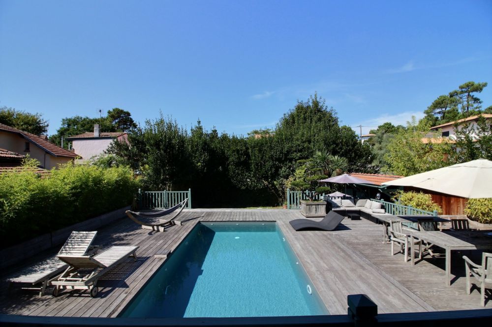 Maison avec piscine proche plage à vendre arcachon