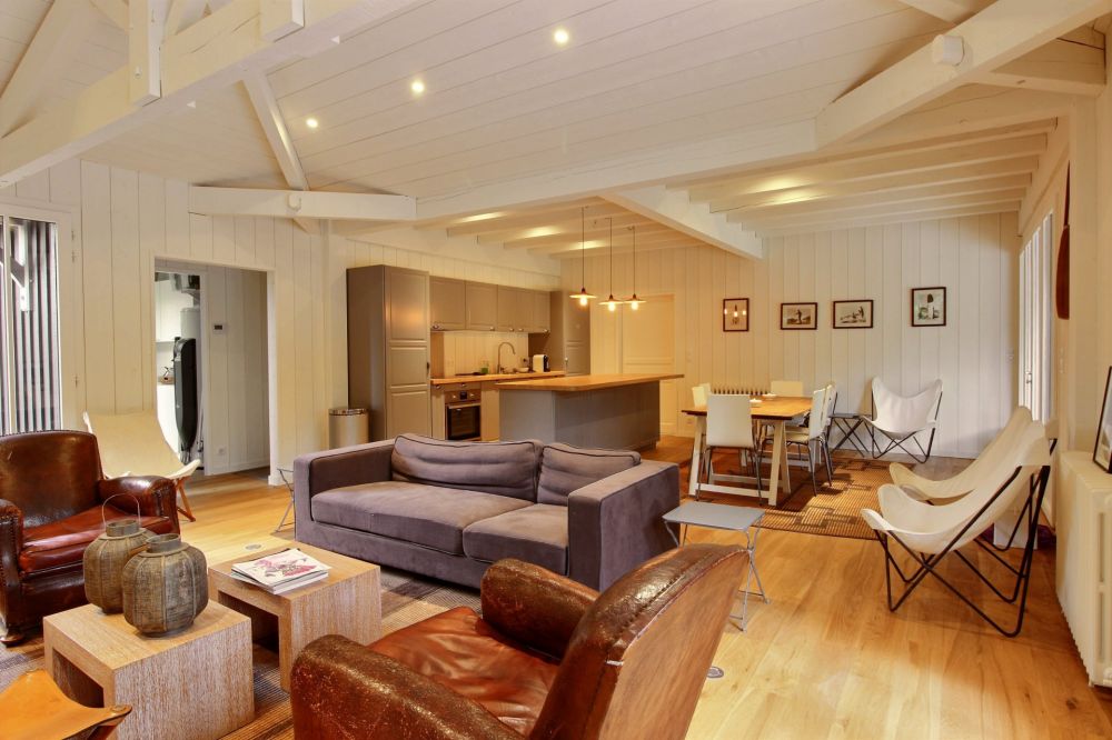 Vente villa en bois neuve 4 chambres avec piscine cap ferret 