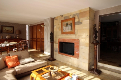 Vaste séjour lumineux maison arcachonnaise historique