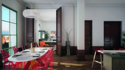 appartement lumineux centre ville d'arcachon avec vue mer à vendre