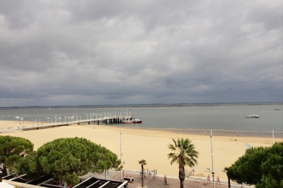 appartement terrasse vue mer a vendre arcachon