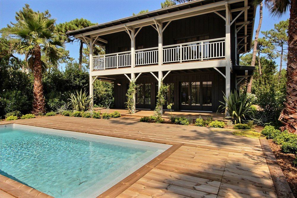Acheter villa en bois neuve CAP FERRET lisière des 44 hectares