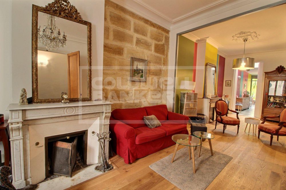 Maison en pierres avec jardin à vendre BORDEAUX QUARTIER SAINT GENES