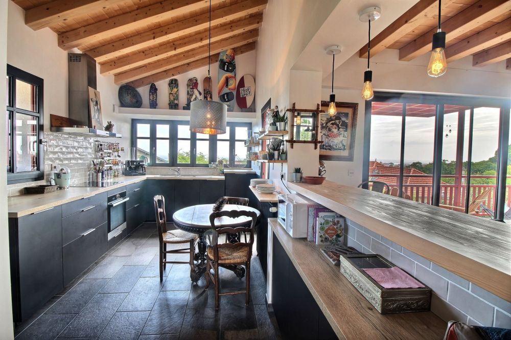 Somptueuse villa style basque avec vue Bassin - Arcachon Ville d'Hiver