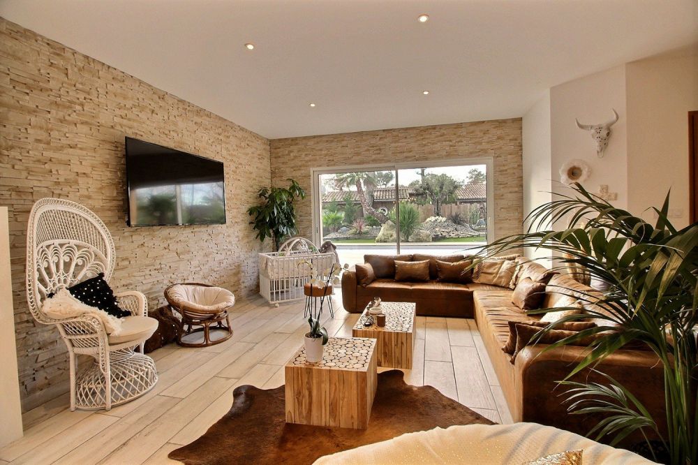 Vente splendide villa contemporaine bardage bois LANTON 33138