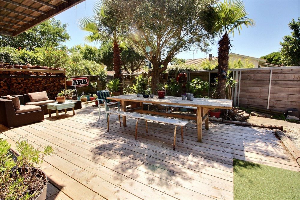 Vente villa 3 chambres avec accès direct plage océane CAP FERRET