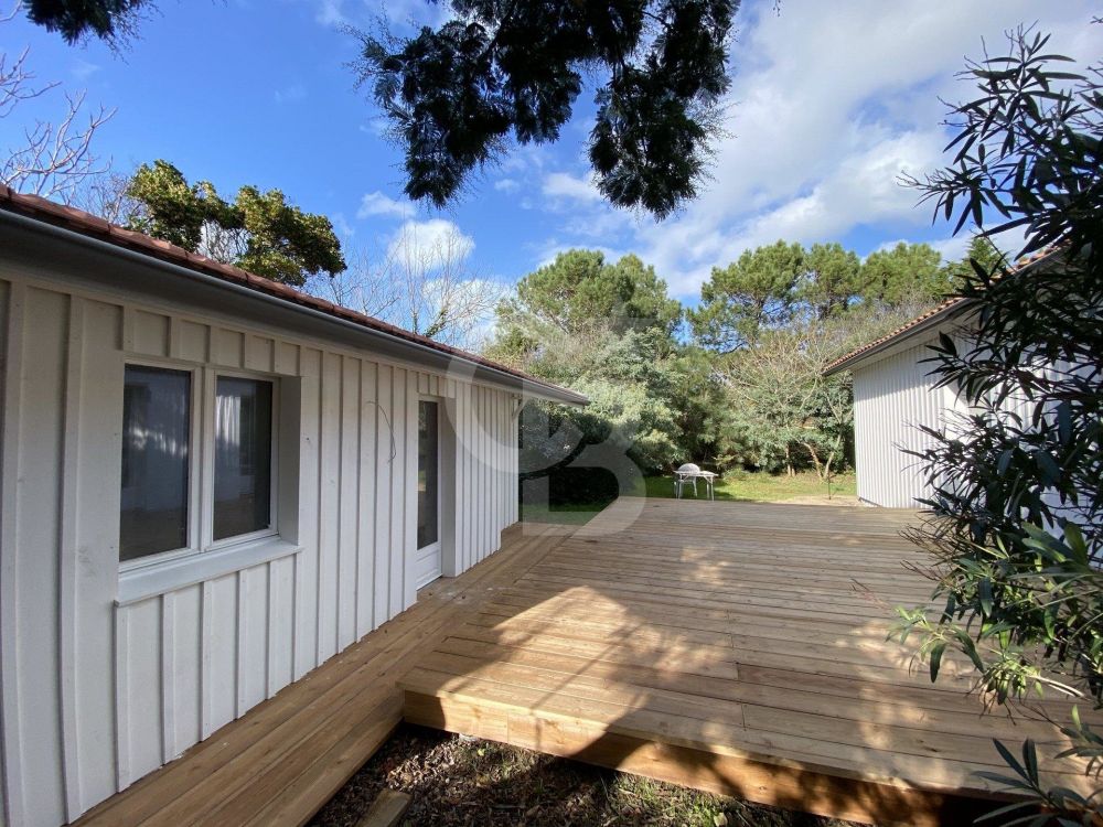 Achat villa bois rénovée avec dépendance proche océan CAP FERRET