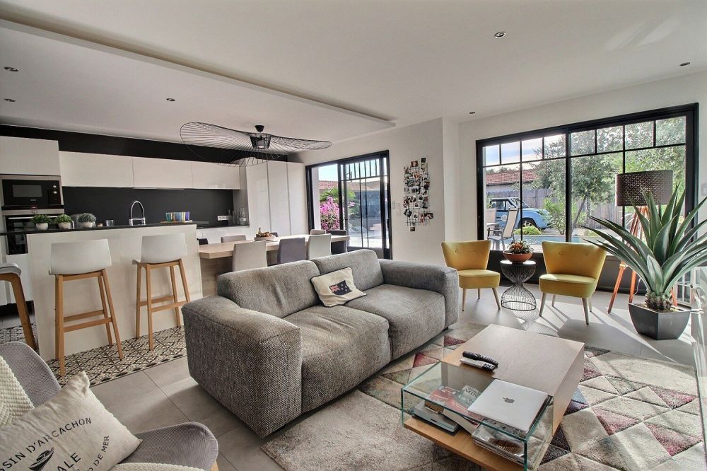 Acheter maison type arcachonnaise contemporaine 5 chambres avec piscine LA TESTE DE BUCH