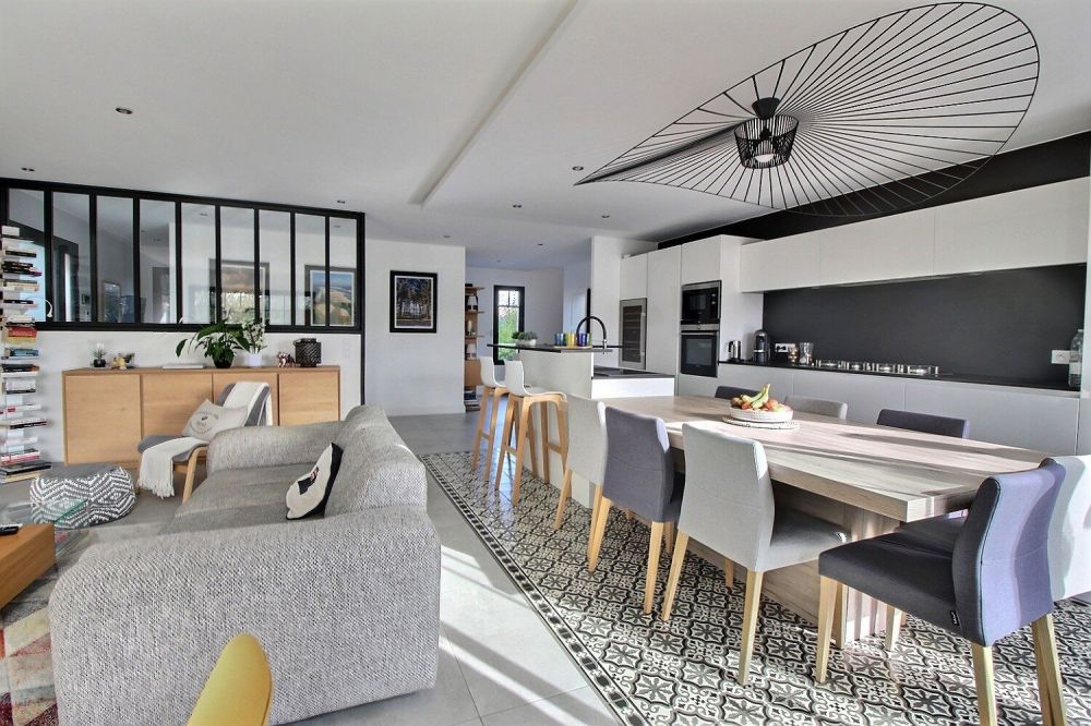Recherche maison type arcachonnaise contemporaine 5 chambres avec piscine LA TESTE DE BUCH