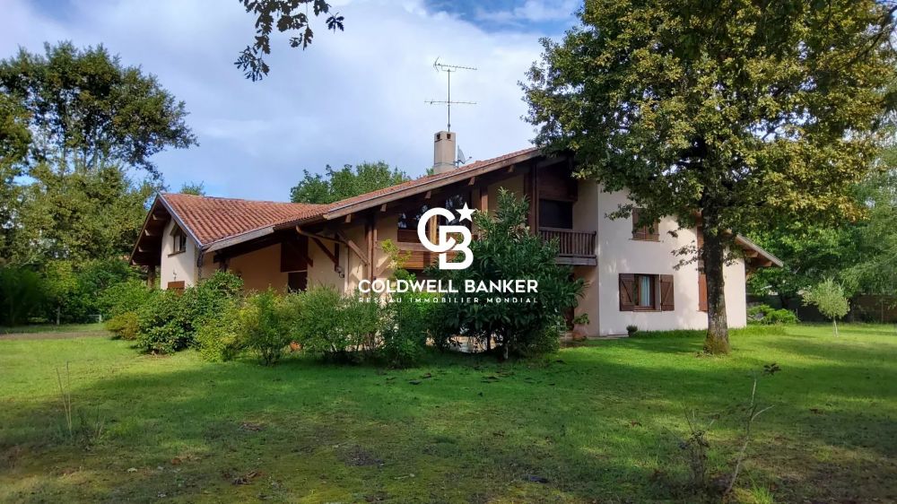 Maison à vendre à Parentis-en-Born – grande néo-landaise, 6 chambres, piscine et terrain de 2 700 m²