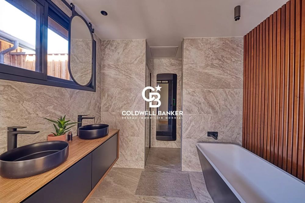 Villa neuve en bois avec piscine - Andernos Côté Bassin