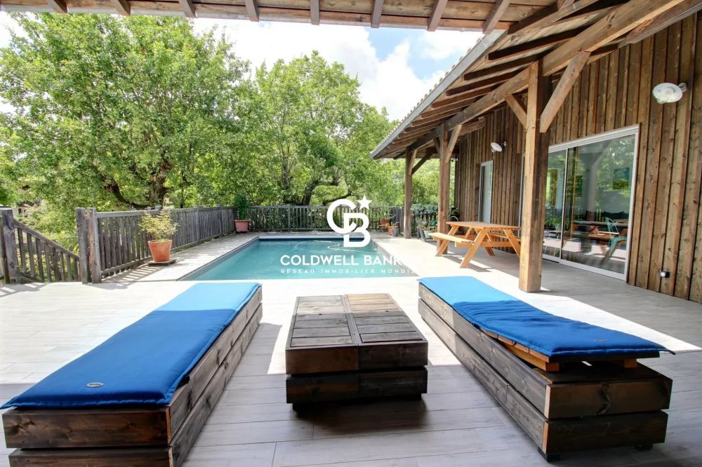 Villa de charme avec grande terrasse et piscine chauffée - Gujan-Mestras