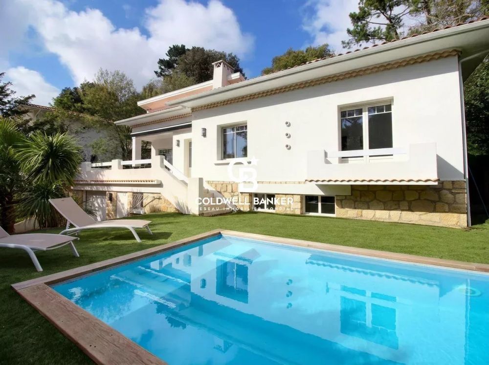 Maison à vendre à Arcachon Pereire – rénovée, 4 chambres, piscine et plage à pied
