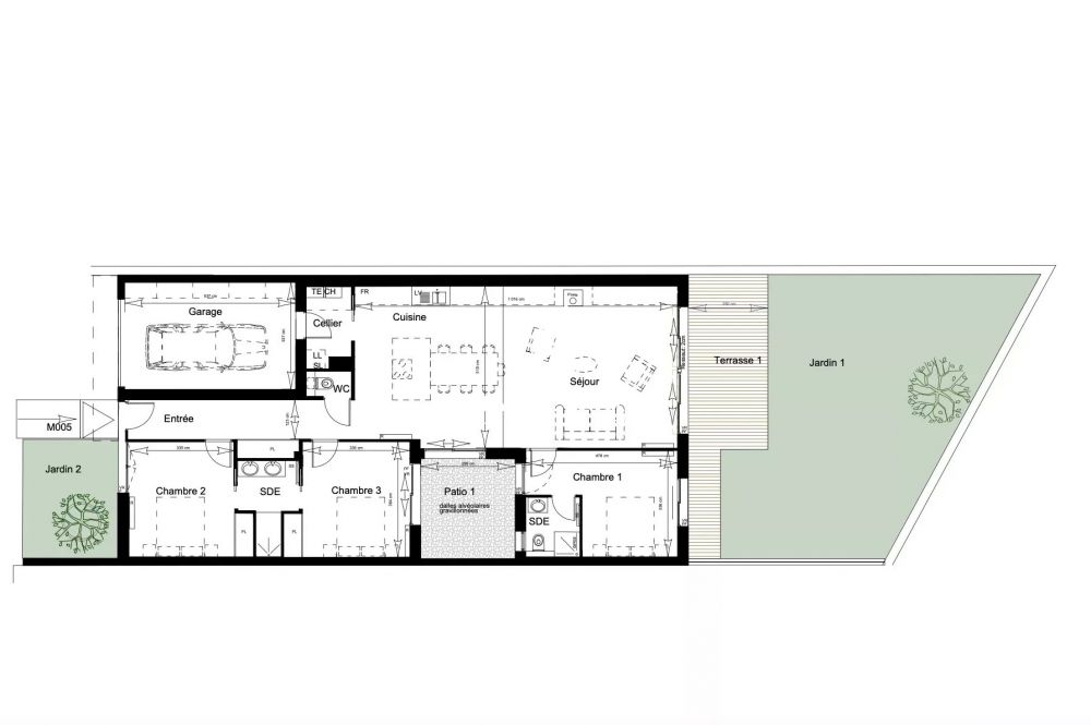 Maison rénovée avec jardin et garage – Bordeaux Croix Blanche