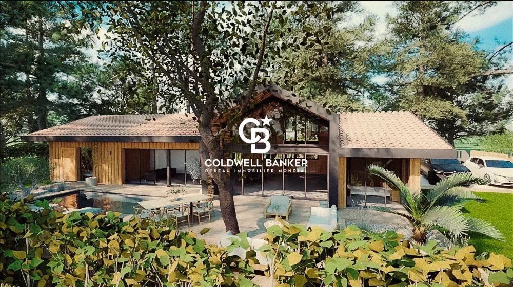 Villa d'architecte avec piscine proche plage Arcachon Le Moulleau 