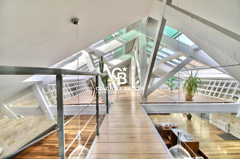 Appartement à vendre Bordeaux Chartrons - loft contemporain volumes exceptionnels terrasse