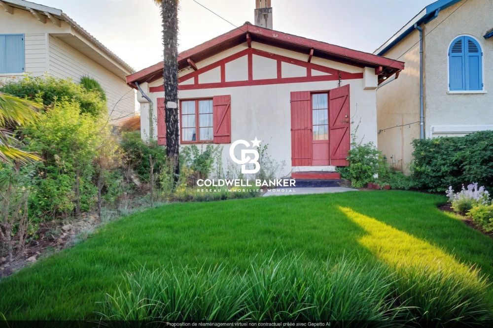 Maison à vendre à Arcachon – arcachonnaise à rénover, à 900 m de la plage dans quartier calme