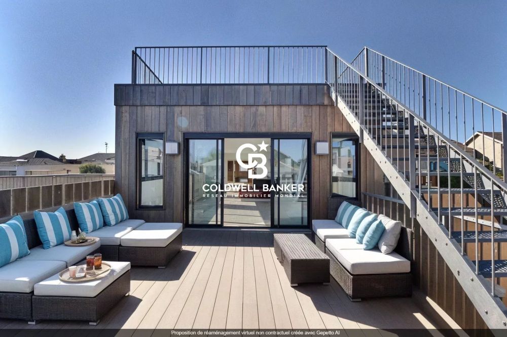 Appartement à vendre Andernos hyper centre - avec rooftop vue Bassin