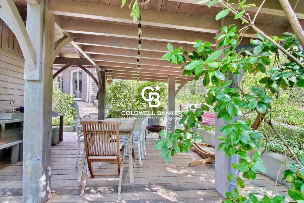 Maison en bois à vendre à La Teste-de-Buch – Piscine, nature et calme