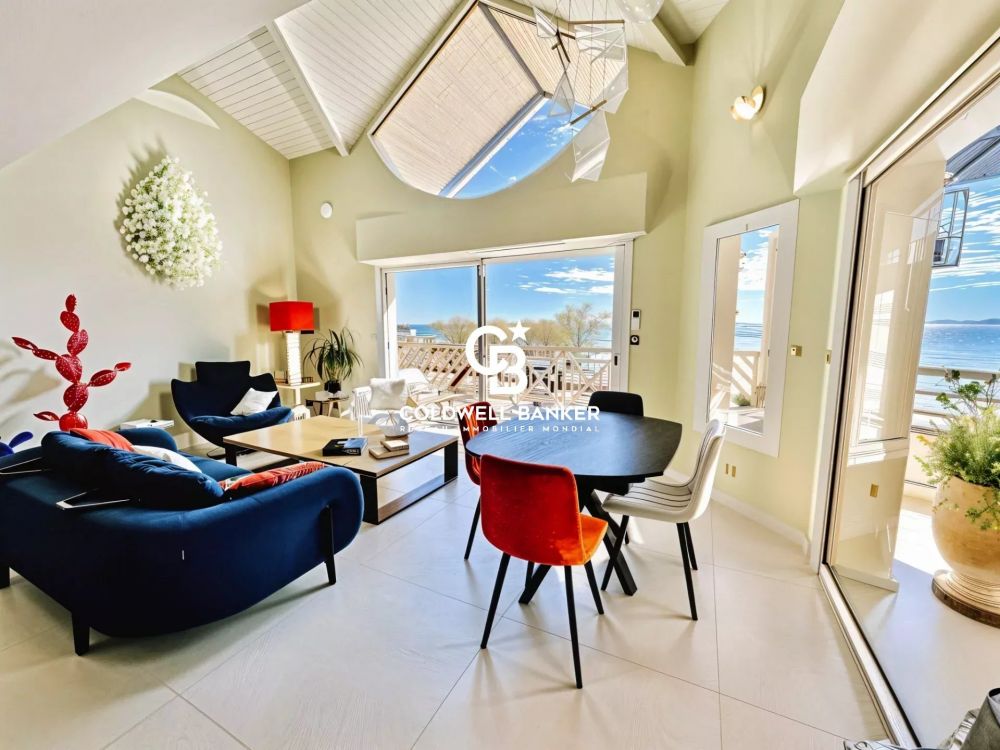 Appartement à vendre Andernos - duplex lumineux, 1ère ligne, 3 chambres, terrasse sud, garage fermé