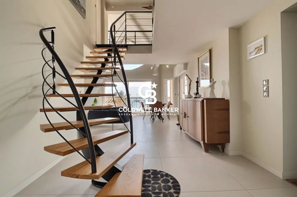 Appartement à vendre Andernos - duplex lumineux, 1ère ligne, 3 chambres, terrasse sud, garage fermé