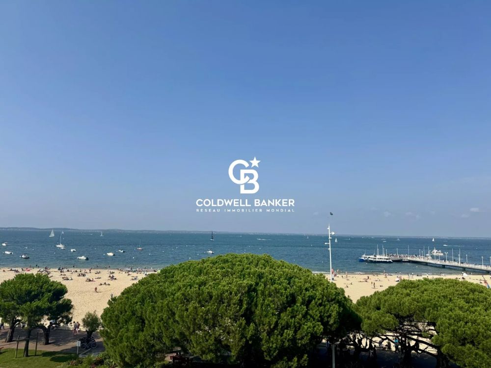 Appartement à vendre Arcachon - première ligne vue bassin panoramique avec terrasses et parking