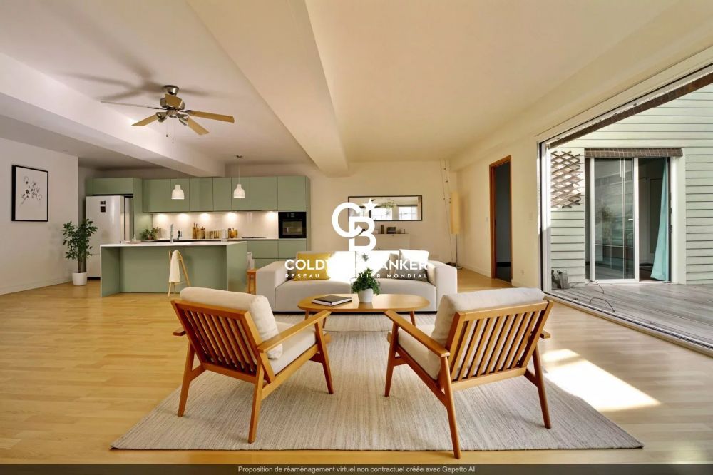 Appartement à vendre à Bordeaux Chartrons – 3 chambres avec terrasse, garage et cave