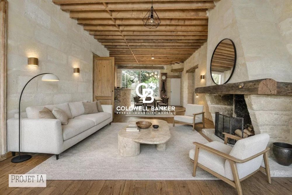 Maison à vendre à Bordeaux – Chartrons, 4 chambres, jardin au calme et charme de l’ancien