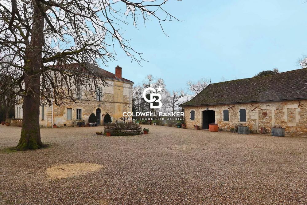 Château à vendre Bergerac - en bord de Dordogne avec parc, piscine et île privée