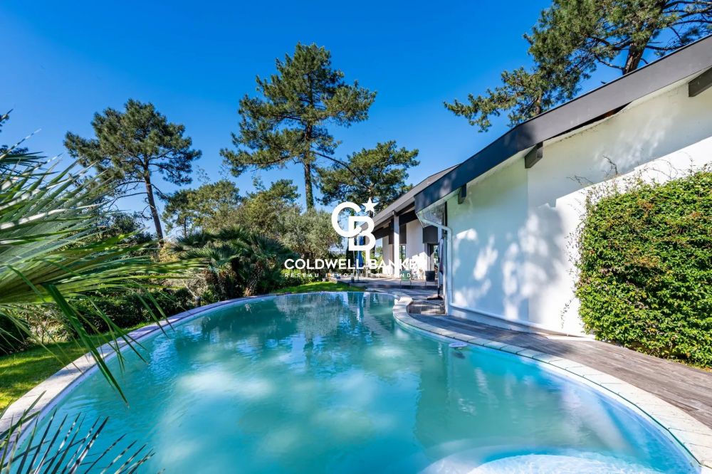 Maison à vendre Arcachon Le Moulleau - villa d’architecte vue bassin 4 chambres piscine