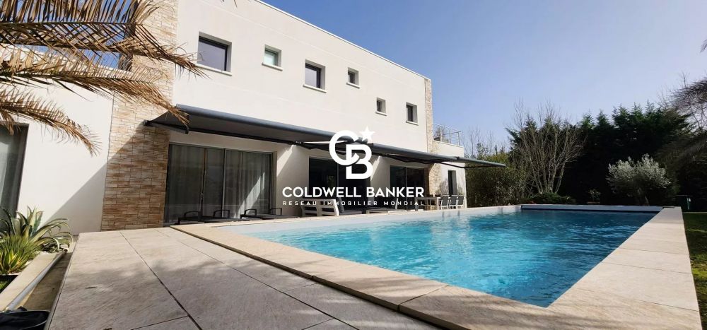 Maison à vendre Pessac - maison contemporaine 205 m², piscine chauffée, dépendance 35 m², terrain paysager