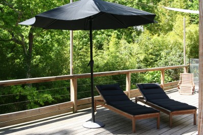 villa et terrasse en bois aux abatilles pyla