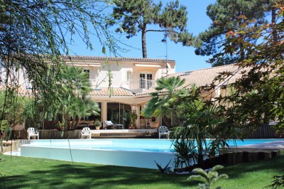 achat  villa contemporaine avec piscine Arcachon