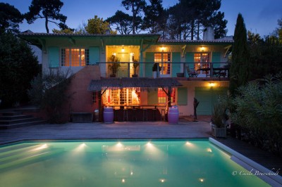 villa de standing familiale à vendre 6 chambres Arcachon Pereire 