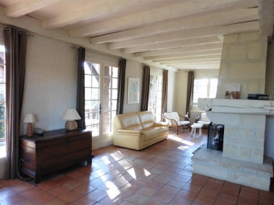 séjour lumineux maison cap ferret