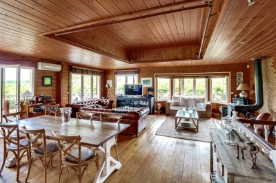 acheter villa en bois avec grande pièce à vivre  bassin arcachon