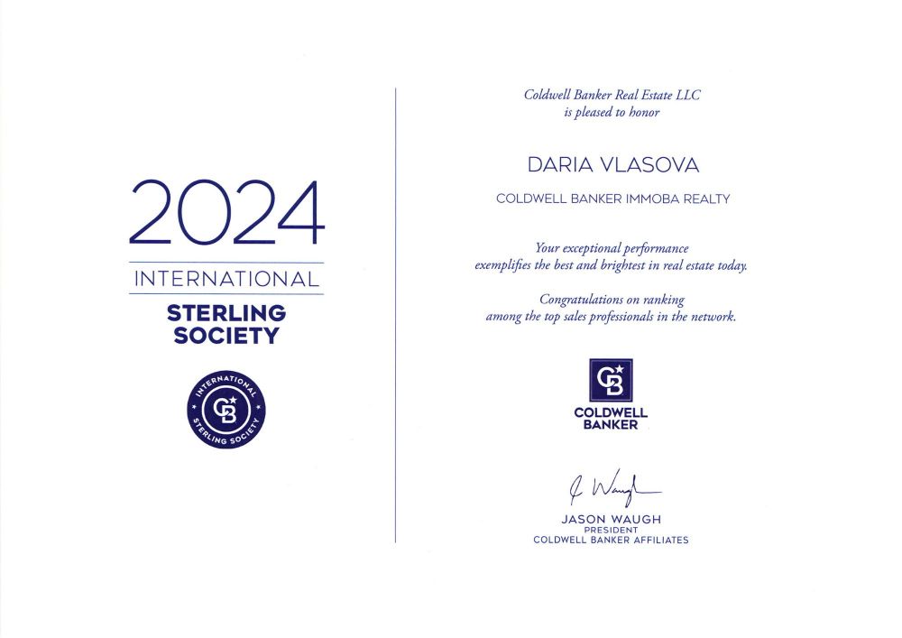 Awards Coldwell Banker 2024