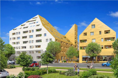 Acheter un appartement neuf à Bordeaux Darwin avec 3 chambres et vue sur le fleuve