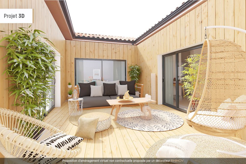 Vente villa contemporaine 3 chambres avec spa LA HUME GUJAN-MESTRAS